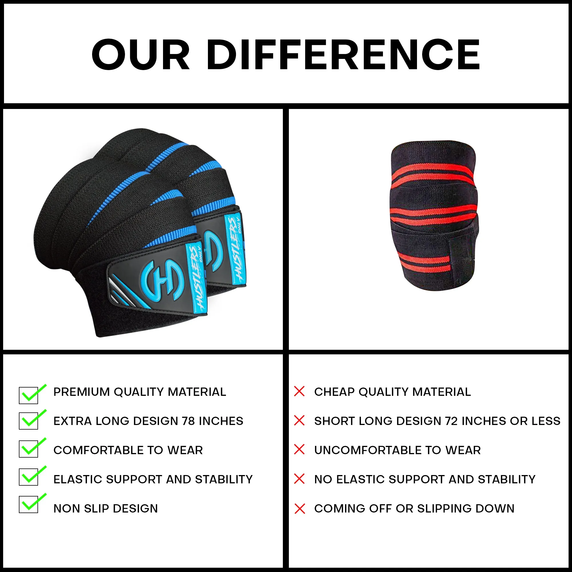 Knee Wraps - Pair