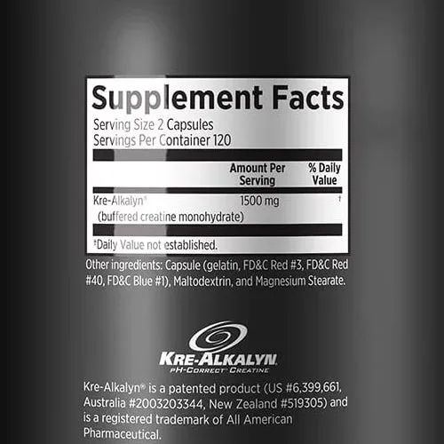 Kre-Alkalyn Creatine Tablets - 240 Capsules