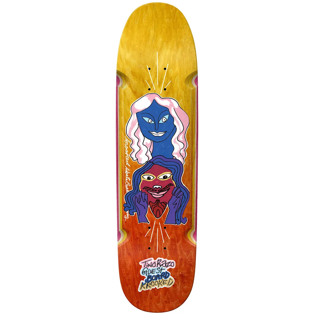 Krooked - Tino Razo Guest 8.62 Skateboard Deck