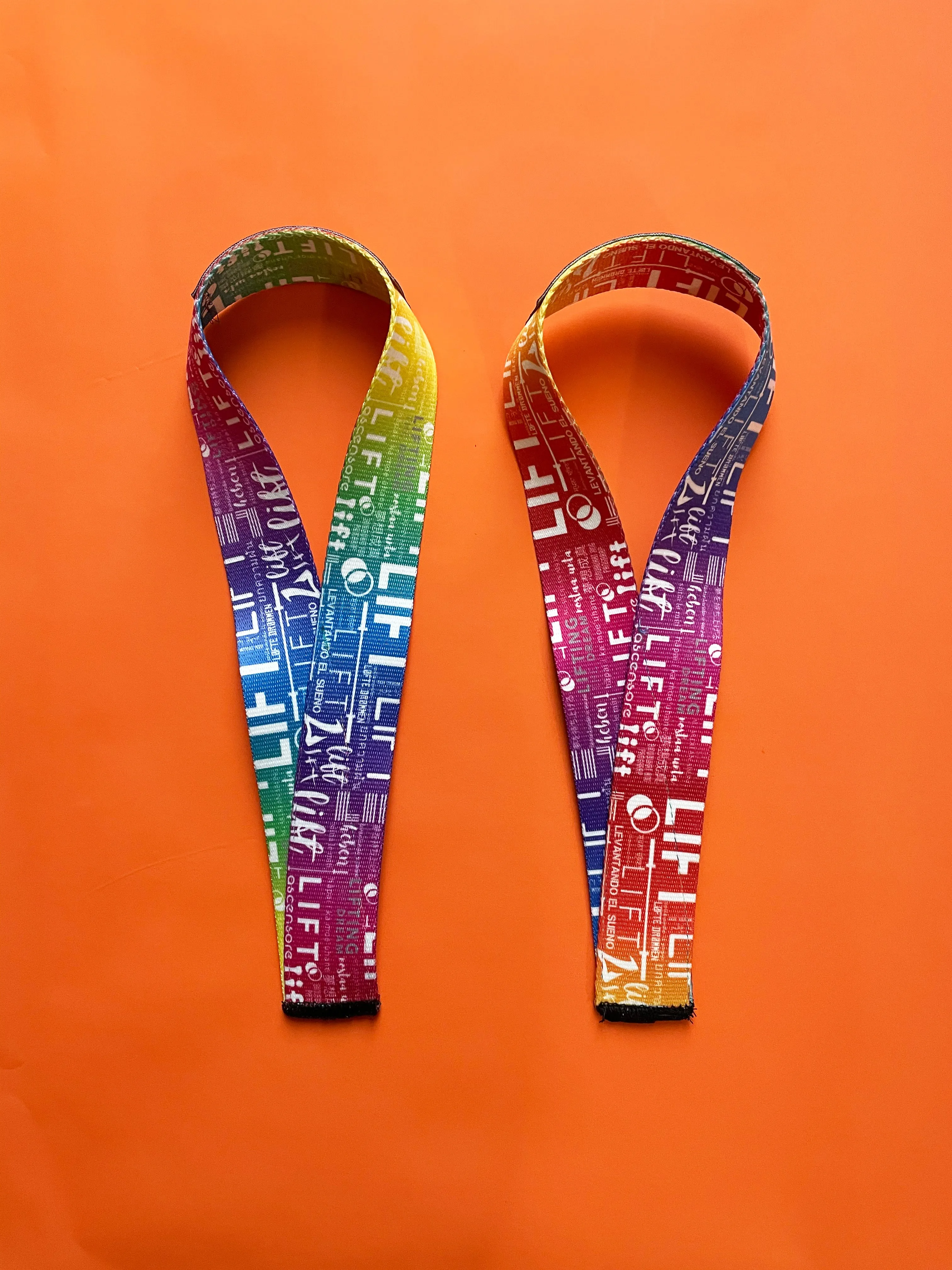 Language Pride Olympic Lifting Straps