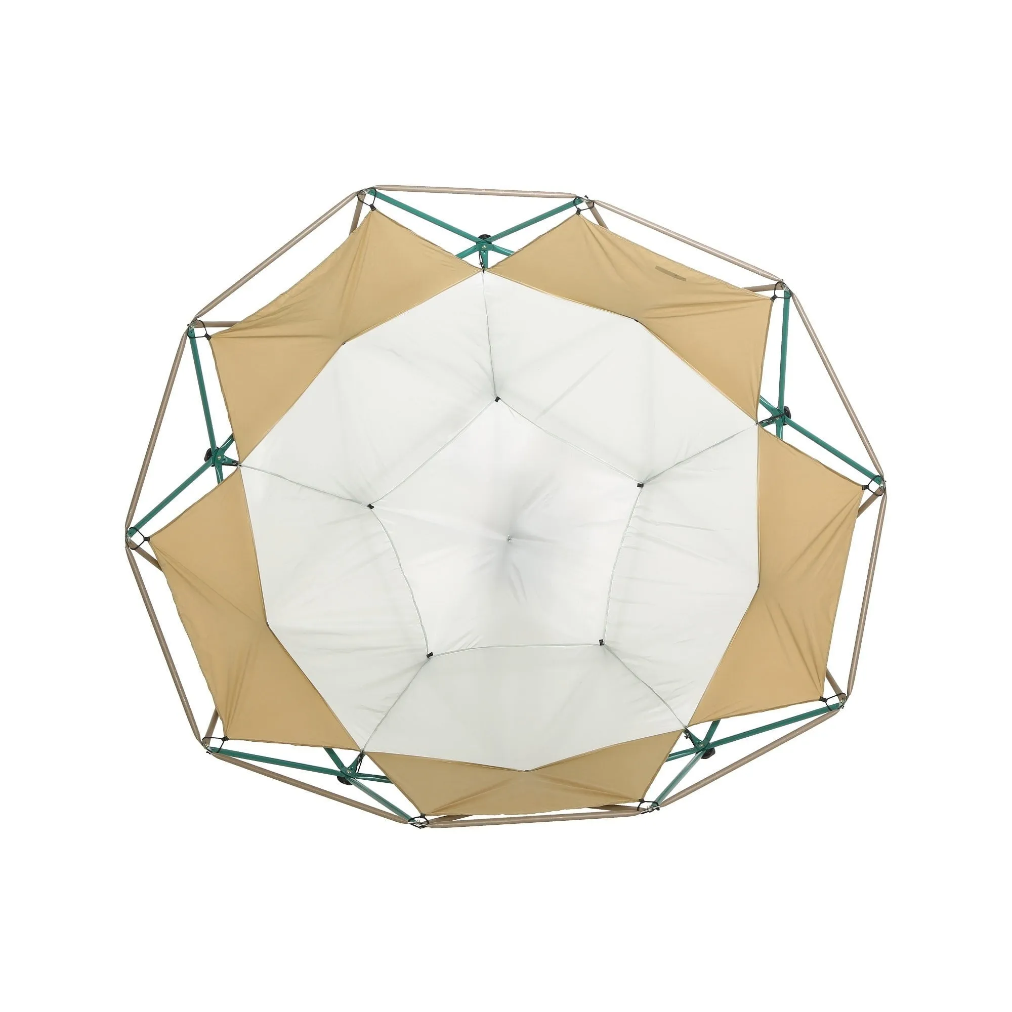 Lifetime Kid's Outdoor 5 ft. H x 10 ft. W Dome Climber w/Canopy, Green and Brown (90612) - display_model