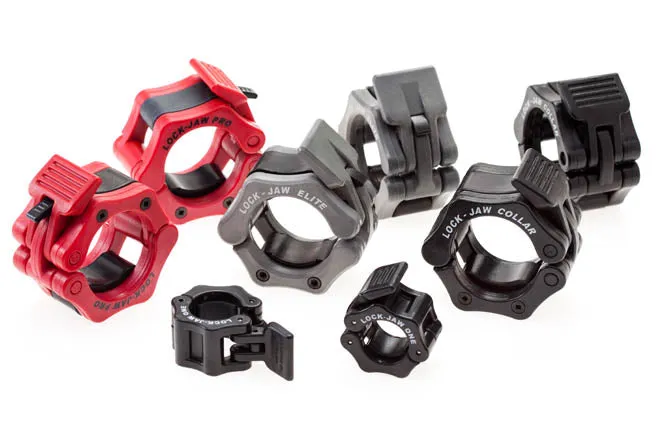 Lock-Jaw ELITE Olympic Dumbbell Collars 2" STEEL HYBRID DESIGN SOLD AS A PAIR