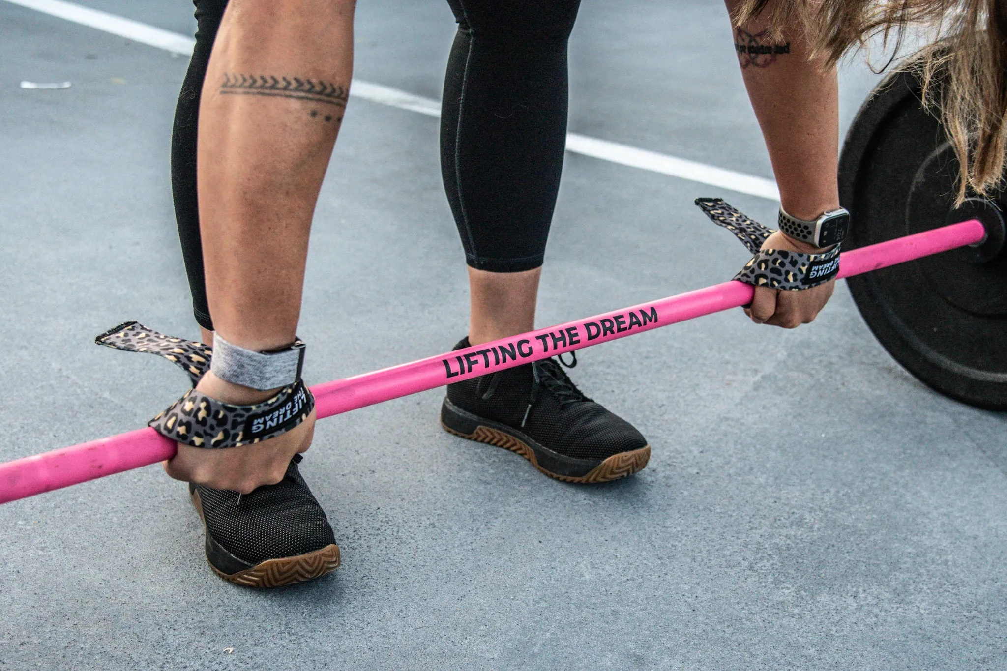 Lucky Leopard Olympic Lifting Straps