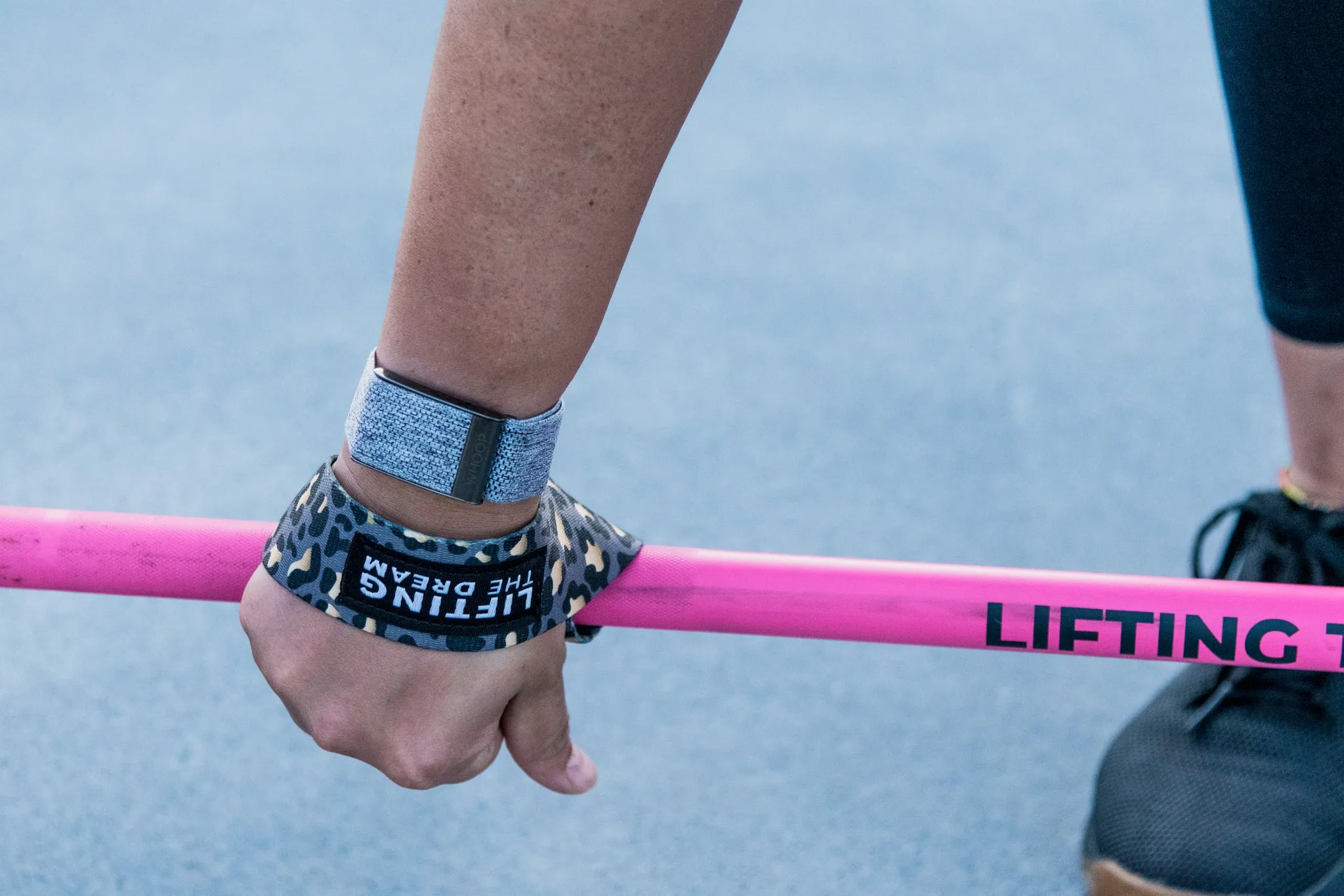 Lucky Leopard Olympic Lifting Straps