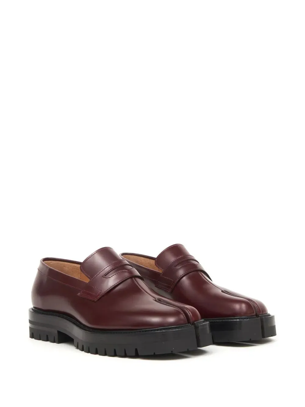 Maison Margiela Tabi leather loafers
