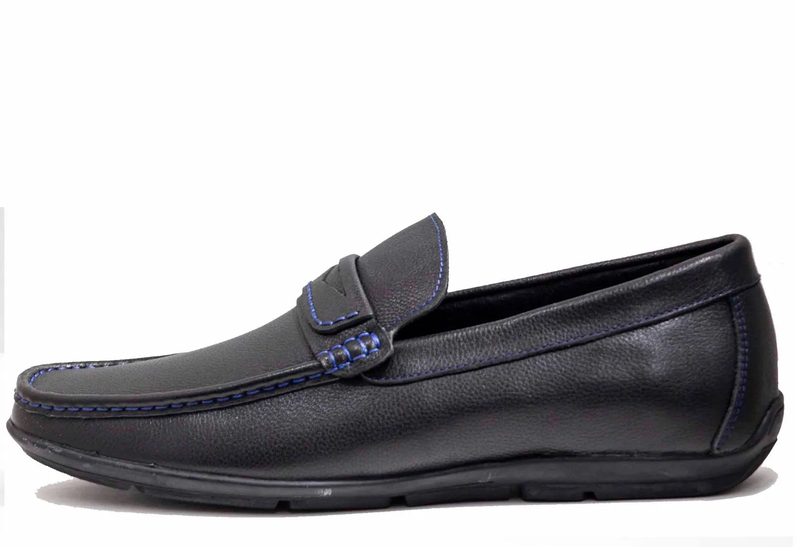 Mario Samello Mens 1337 F11 Black Rubber Dress Shoes