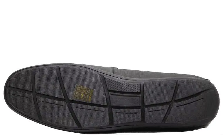 Mario Samello Mens 1337 F11 Black Rubber Dress Shoes