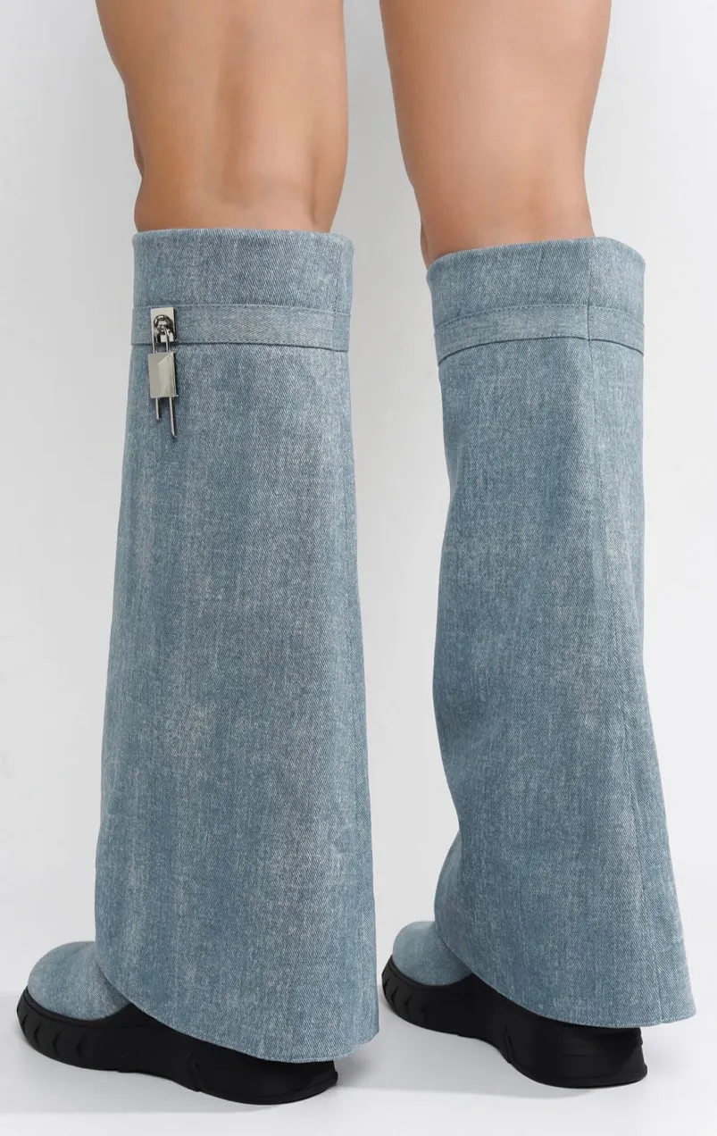 Mary J. Denim Boots
