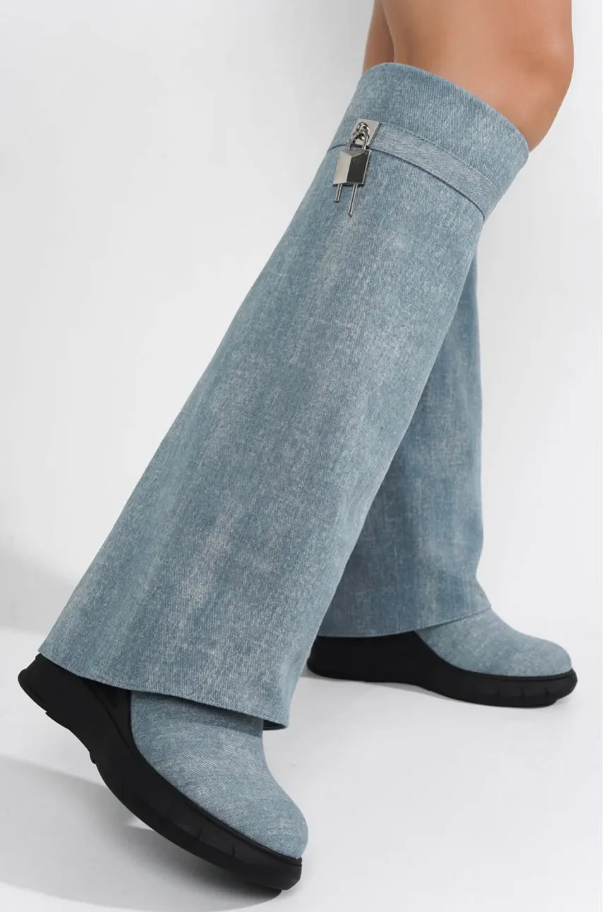 Mary J. Denim Boots