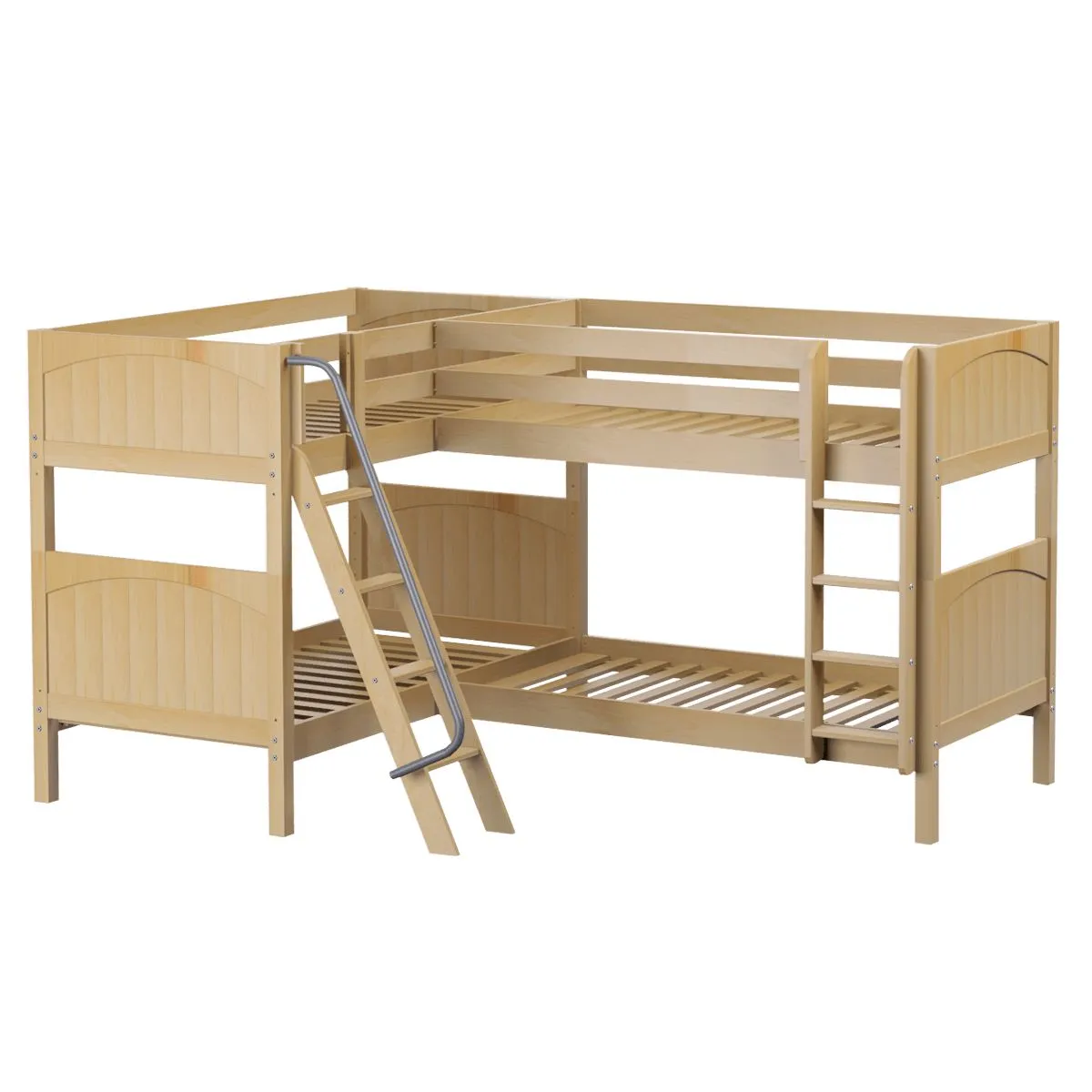 Maxtrix Twin High Corner Bunk with Ladders