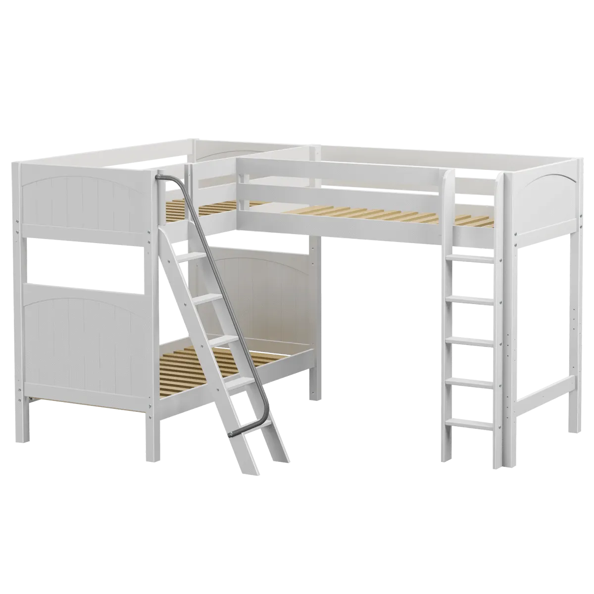 Maxtrix Twin High Corner Loft Bunk Bed
