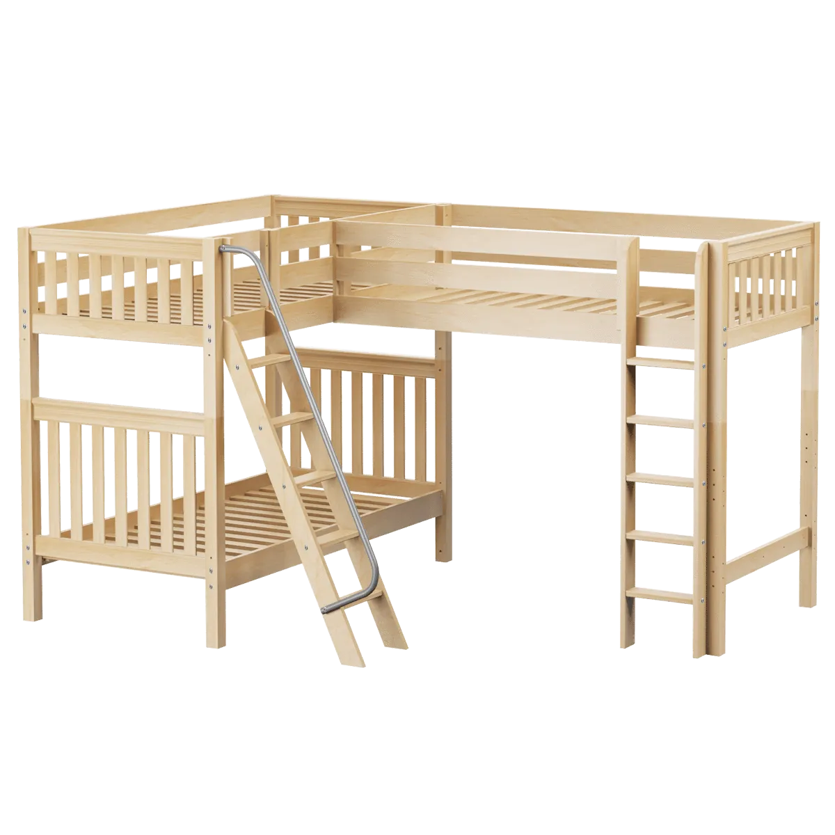 Maxtrix Twin XL High Corner Loft Bunk Bed