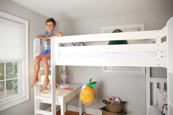 Maxtrix Twin XL High Corner Loft Bunk Bed