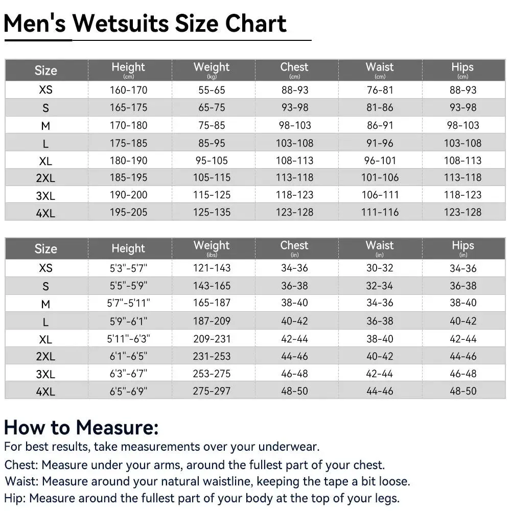 Mens Wetsuit Shorty with Front Zipper