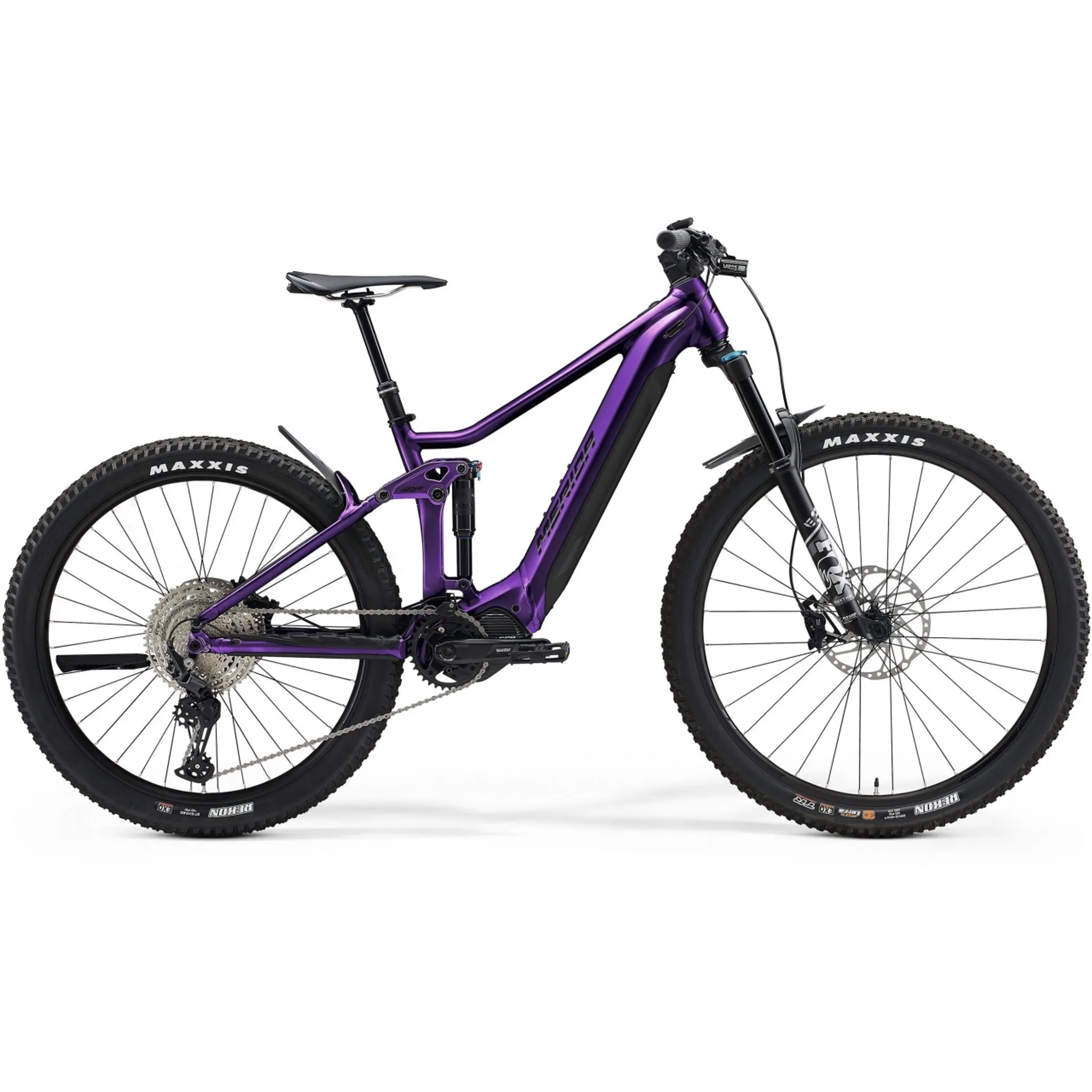 Merida eOne Forty 700 Enduro Electric Bike 640Wh Battery Dark Purple/Black