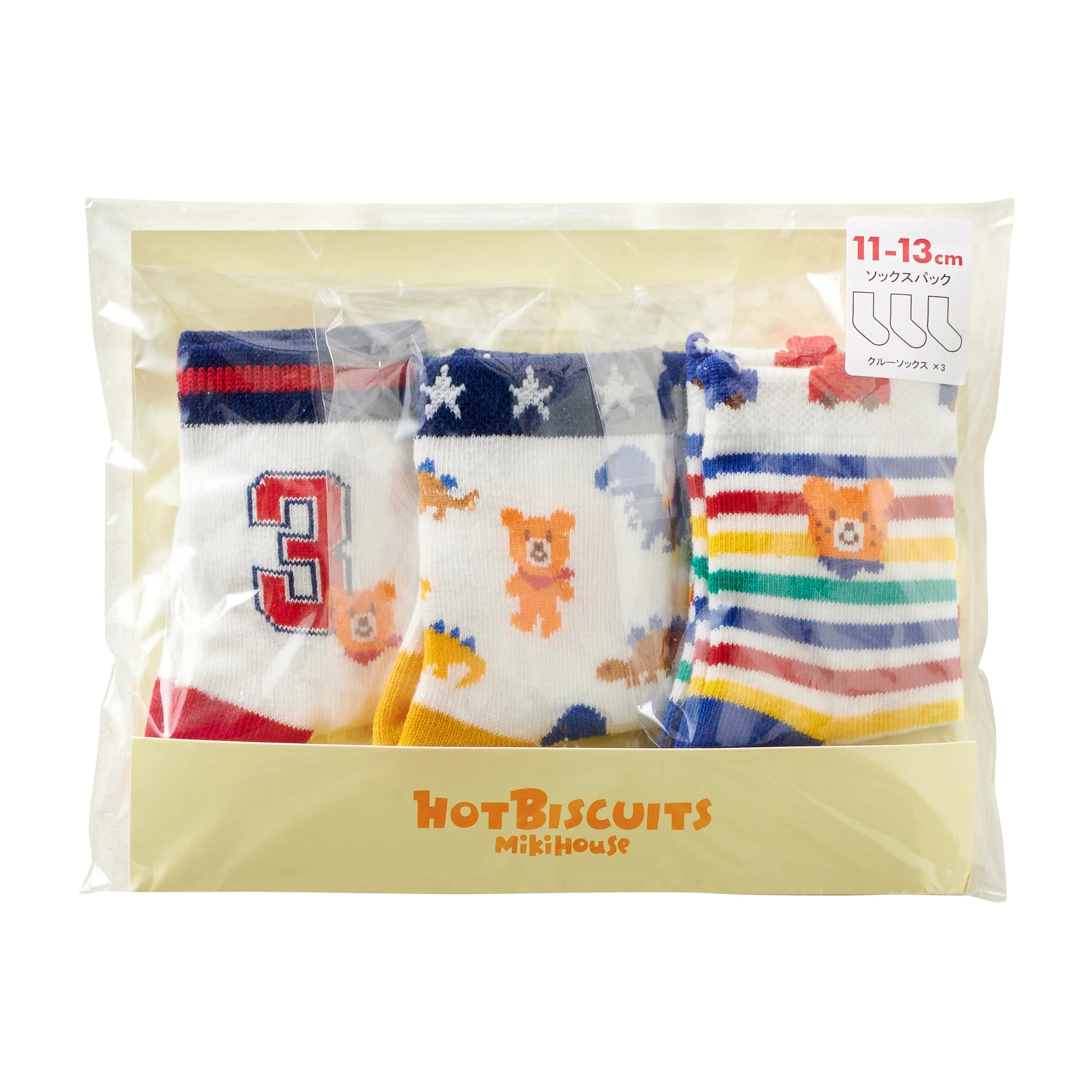 MIKIHOUSE HOT BISCUITS SOCKS SET