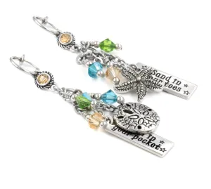 Mismatched Beach Earrings