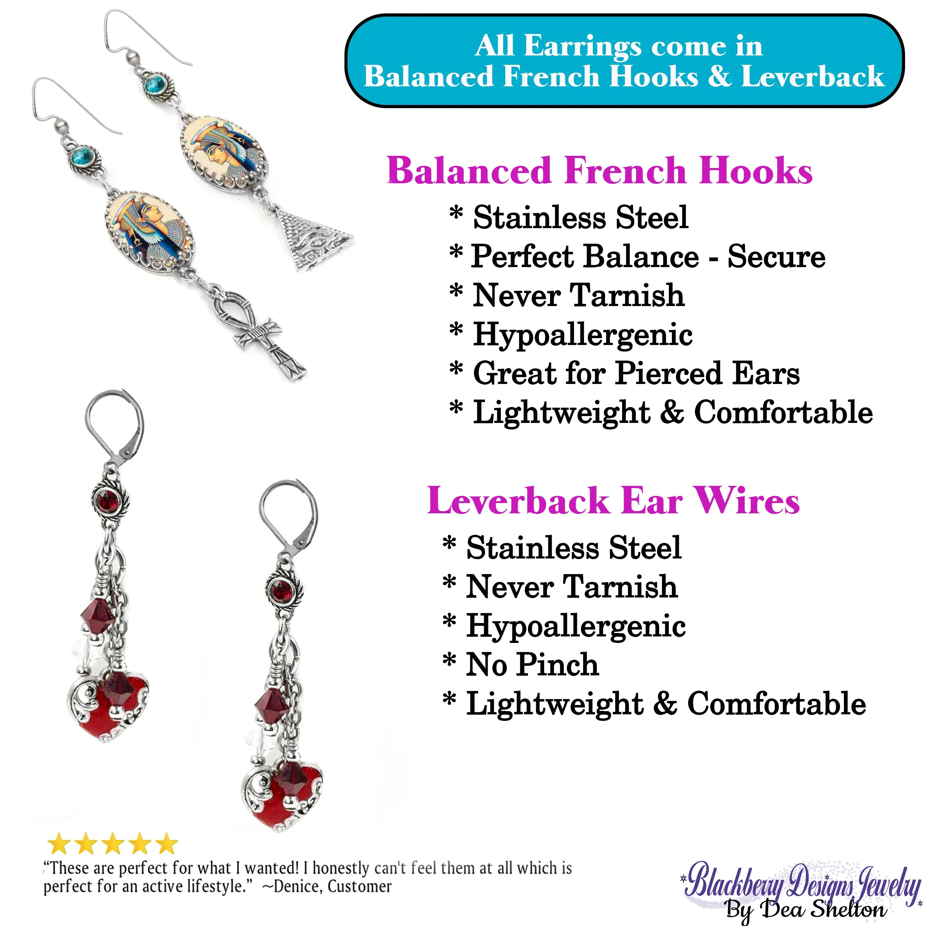 Mismatched Beach Earrings