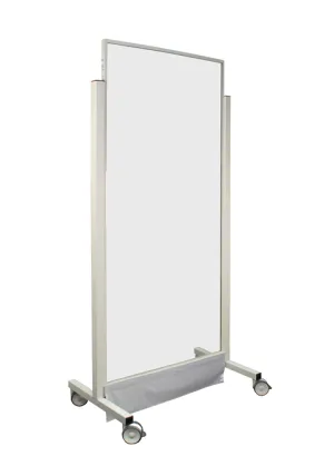 Mobile Lead Barrier - 40" Wide - Large Window