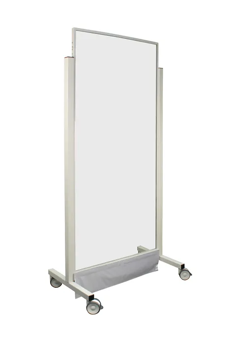 Mobile Lead Barrier - 40" Wide - Large Window