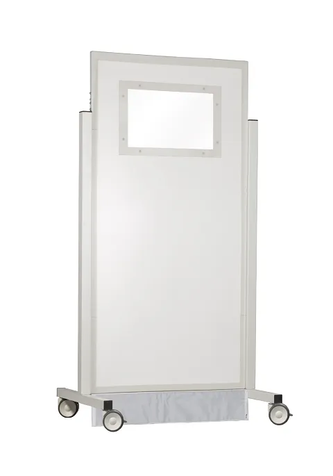 Mobile Lead Barrier - 52" Wide - Medium Window