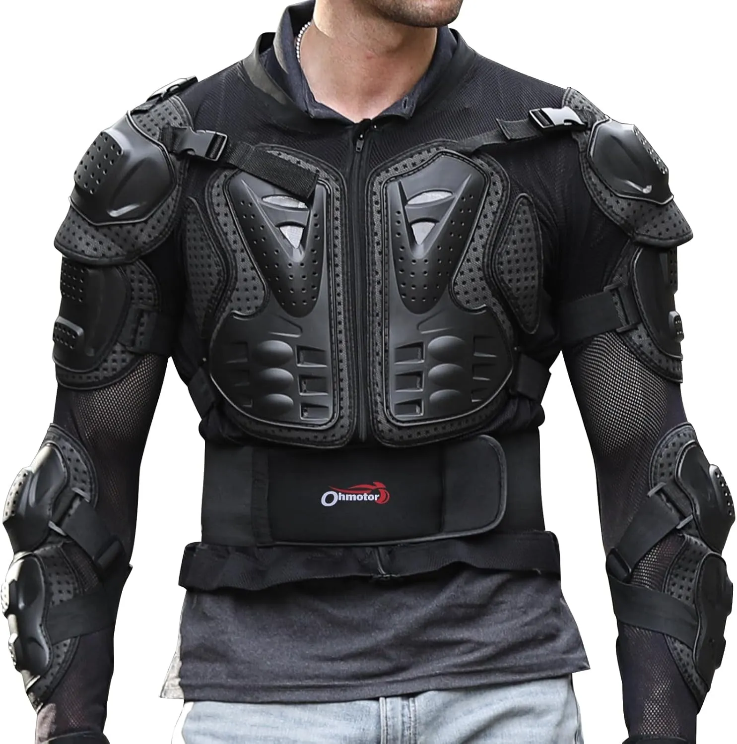 Motorcycle Body Protective Jacket Armor Men, Motocross Riding Protective Gear,Atv Dirt Bike Chest Spine Protector