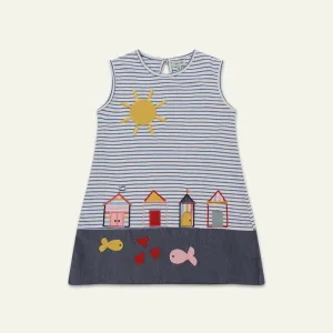 Multicoloured Nature Applique Dress