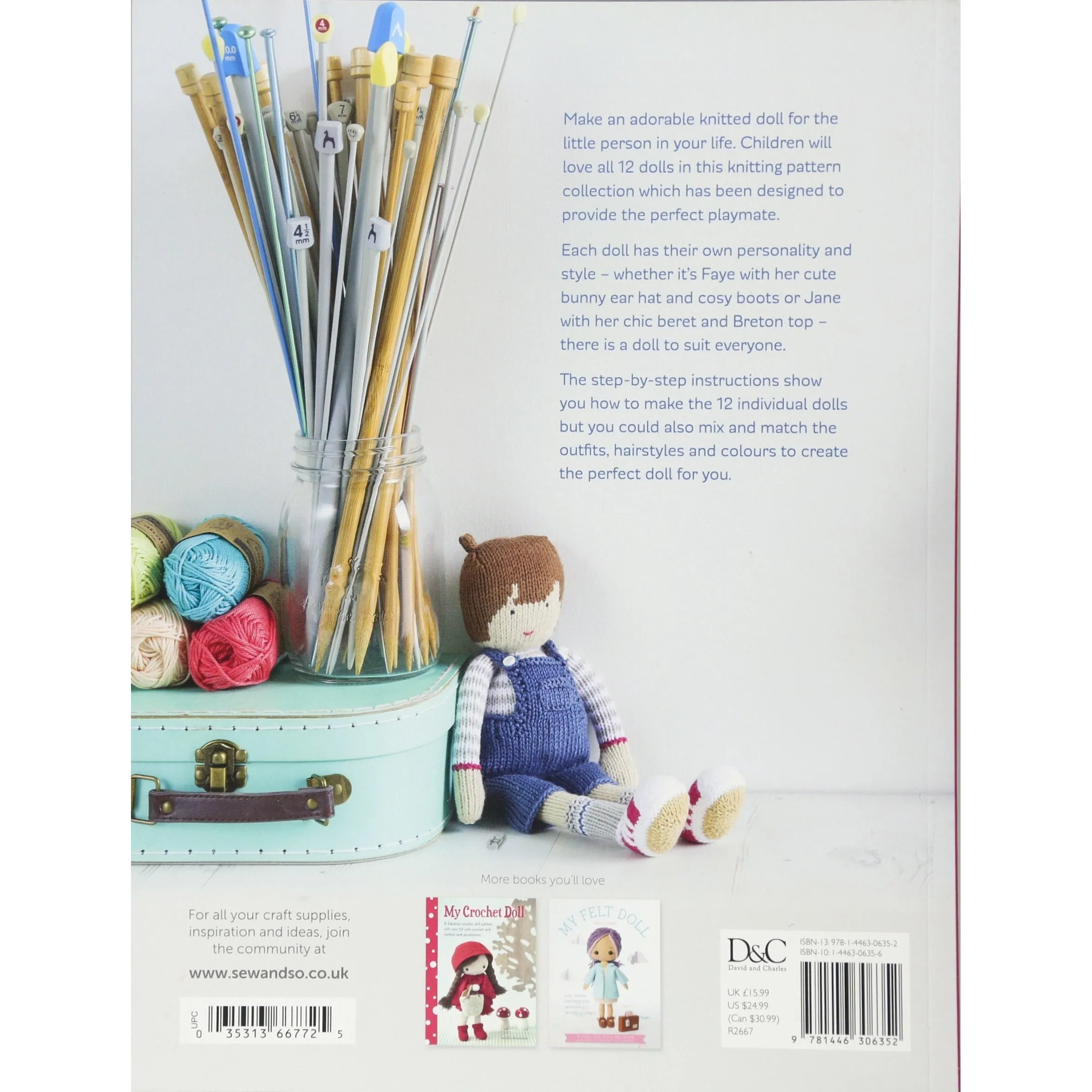 My Knitted Doll By Louise Crowther
