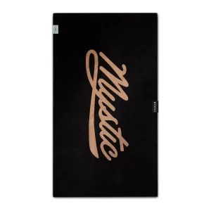 Mystic Quick Dry Black Terry Towel Beach Towel