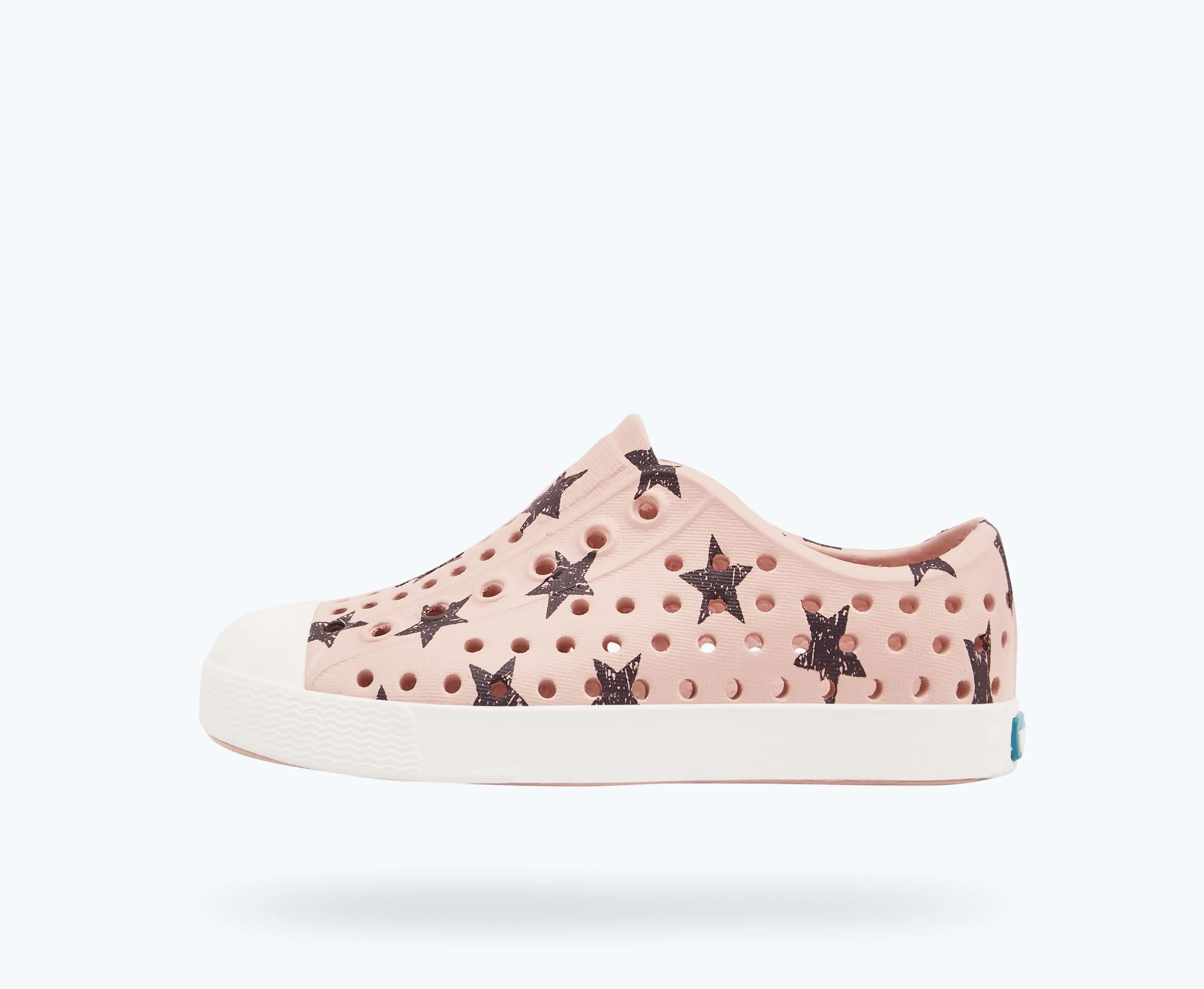 Native Jefferson Print Shoes - Chameleon Pink / Shell White / Onyx Stars