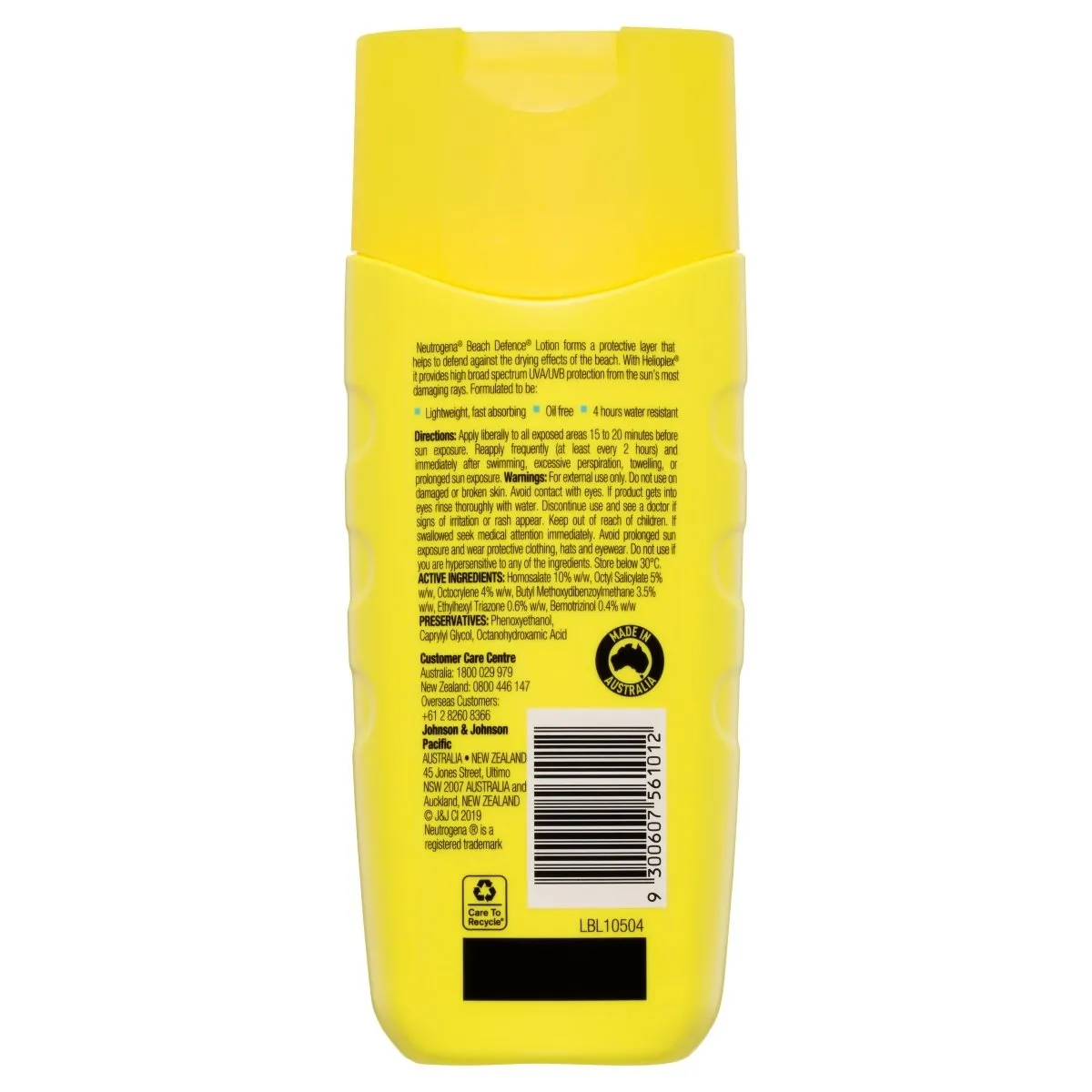 Neutrogena Beach Defence Lotion SPF50 198mL