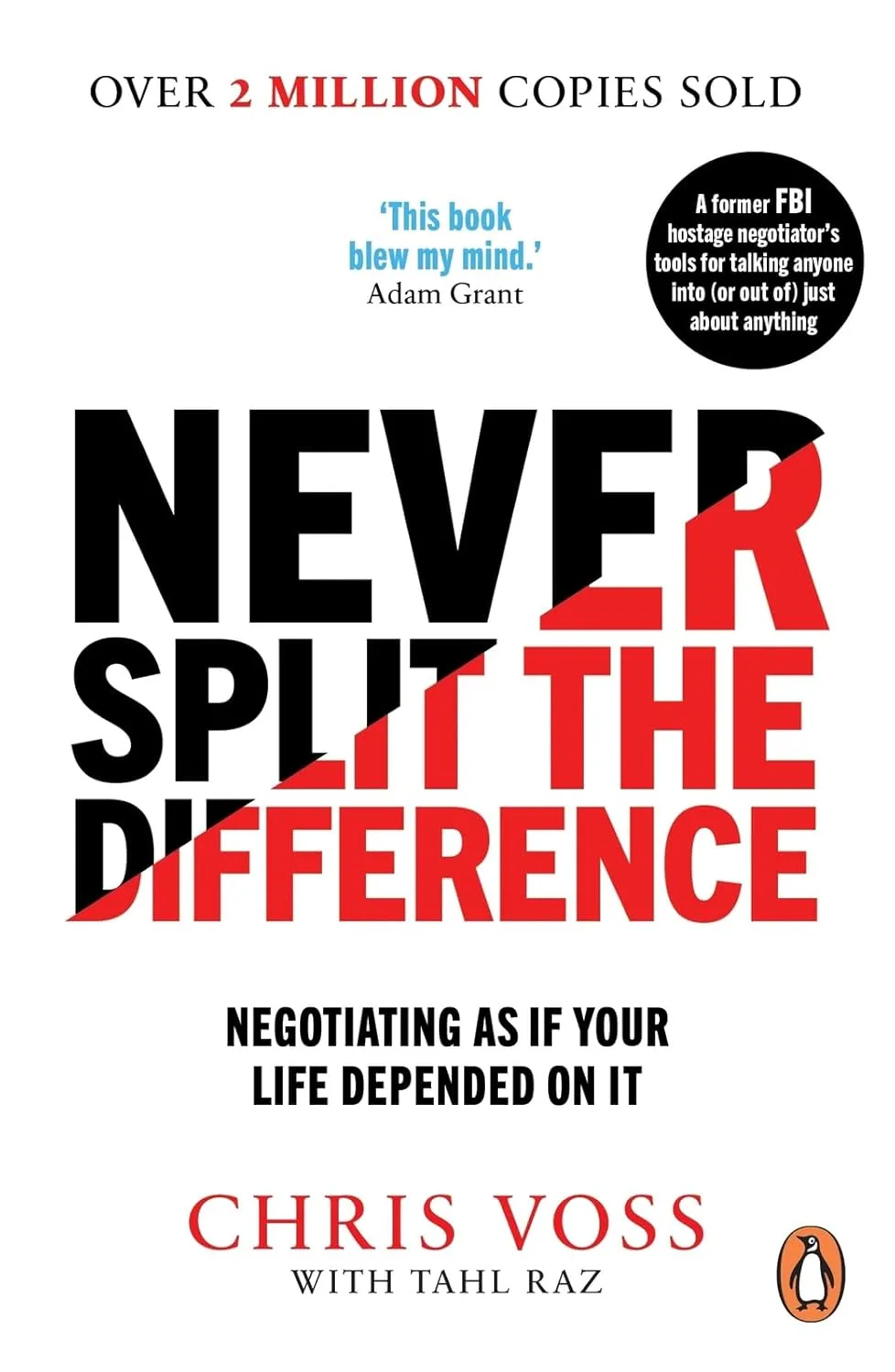 Never Split the Difference, Shoe Dog, 10% Happier, You Are a Badass, Life Leverage, Eat That Frog 6 Books Collection Set