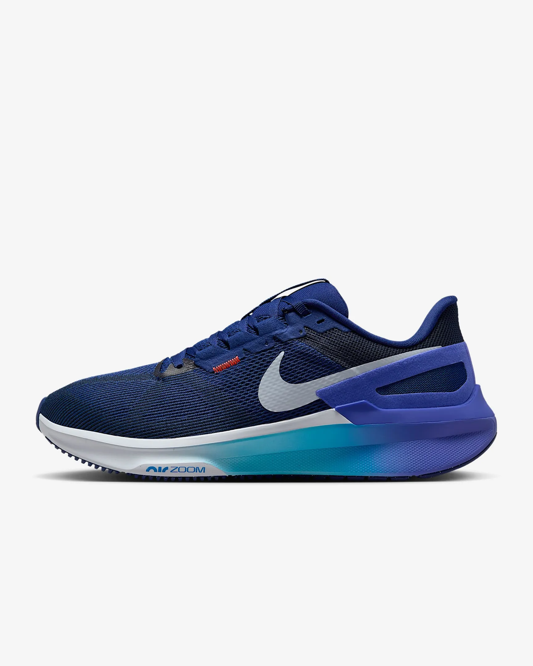 Nike Air Zoom Structure 25 (D Width) - Football Grey/Blue Void-Ghost (Mens)