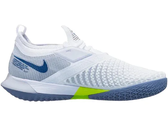 Nike React Vapor NXT AC White/Slate Men's Tennis Shoes - NEW ARRIVAL