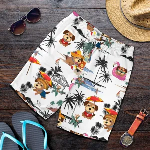 Norfolk Terrier-Summer Beach Mens Shorts
