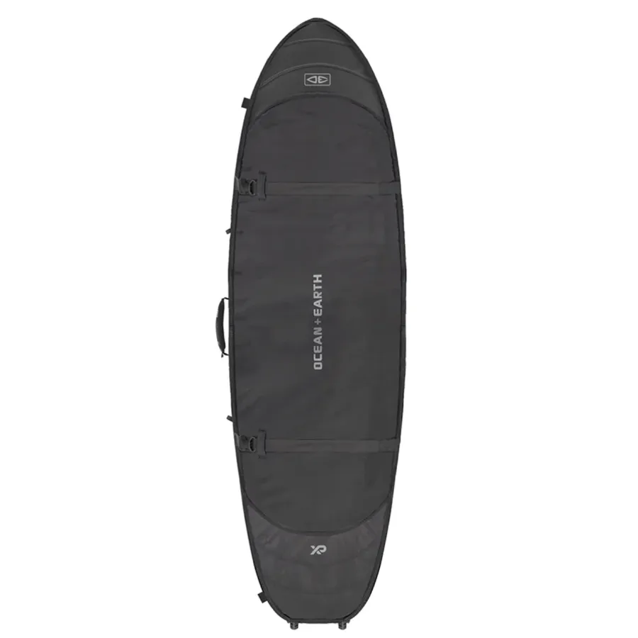 Ocean & Earth Hypa 4 Board Coffin Fish / Short Travel Cover - Black
