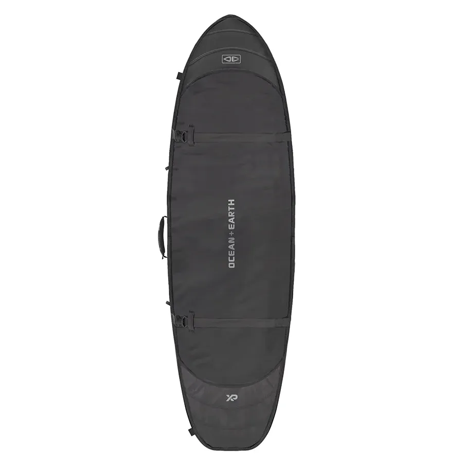 Ocean & Earth Hypa 5 Board Coffin Fish / Short Travel Cover - Black