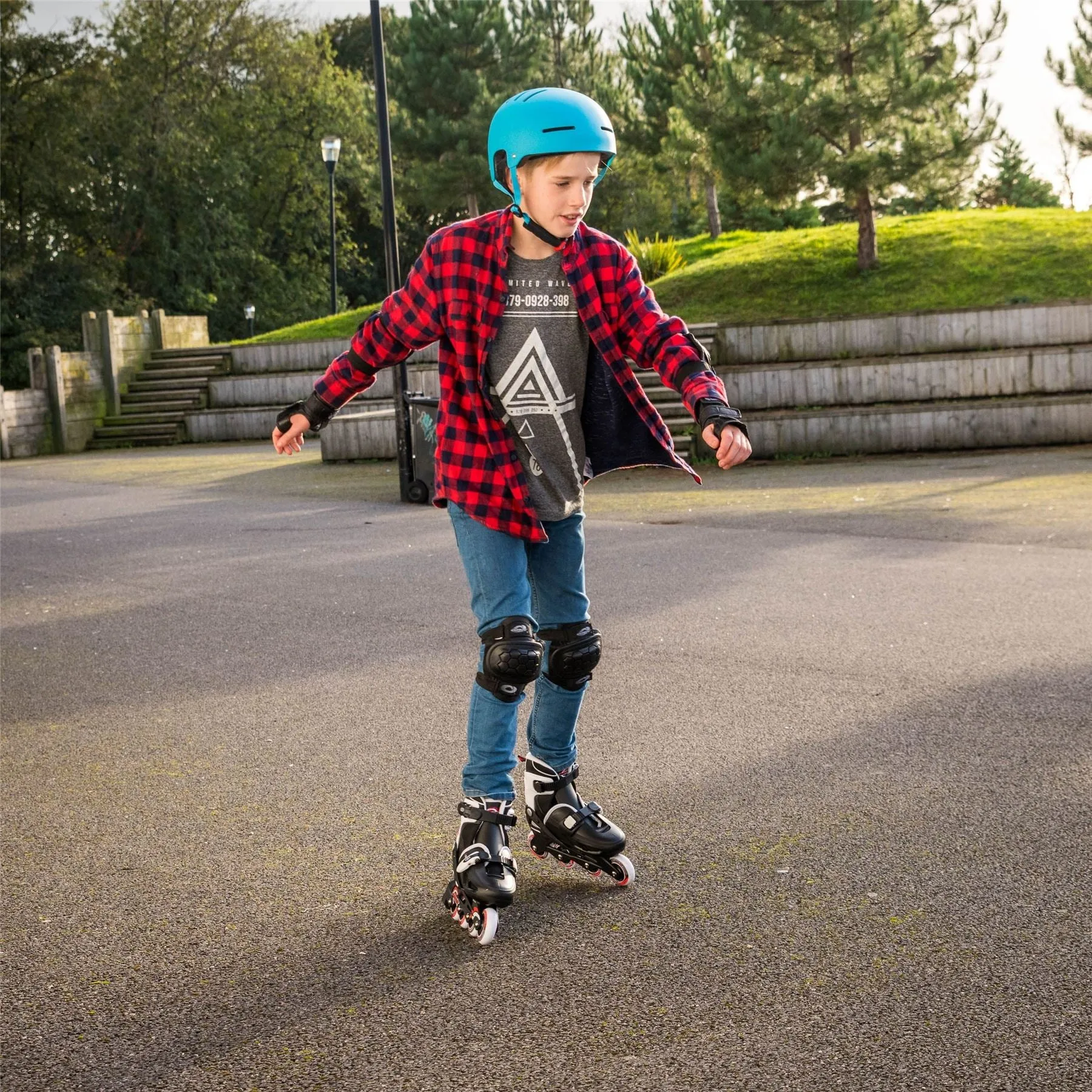 Osprey Adjustable Inline Skate - Red