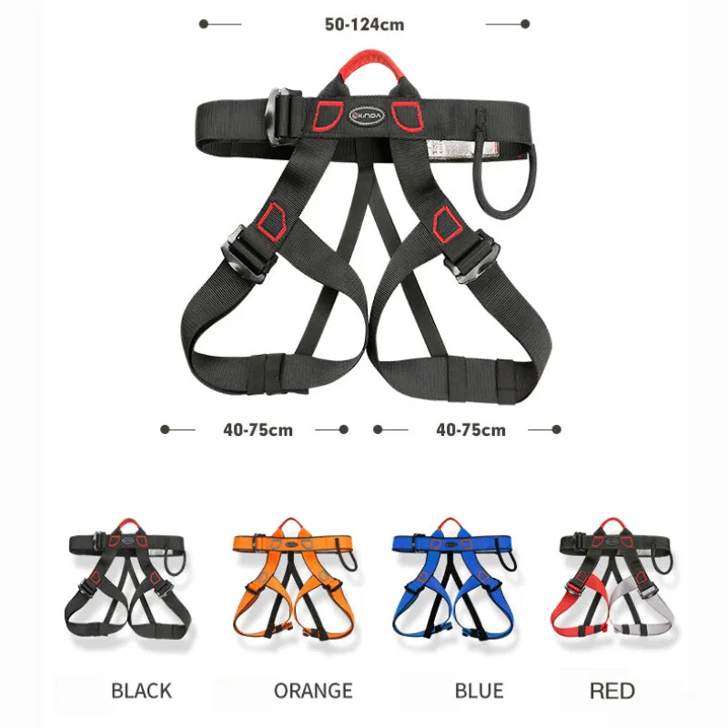 Outdoor High-altitude Rock Climbing Half Body Seat Belt Downhill Equipment