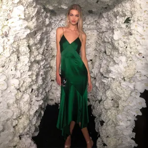 Palm Beach Silk Slip Dress