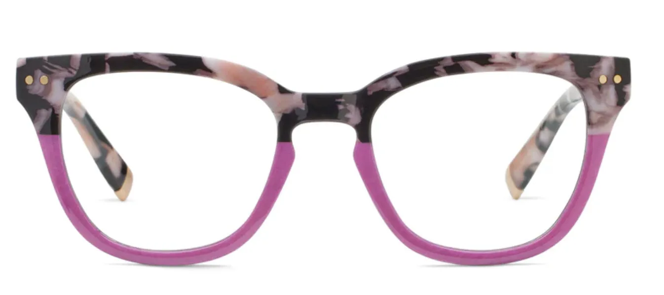 Peepers- Faye Black Marble/Pink