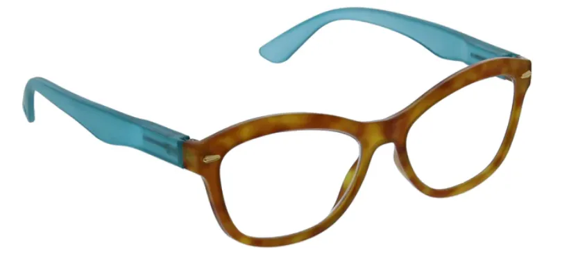 Peepers Monterey Bay - Honey Tortoise / Teal