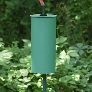 Perky Pet Metal Pole Squirrel Baffler Tube