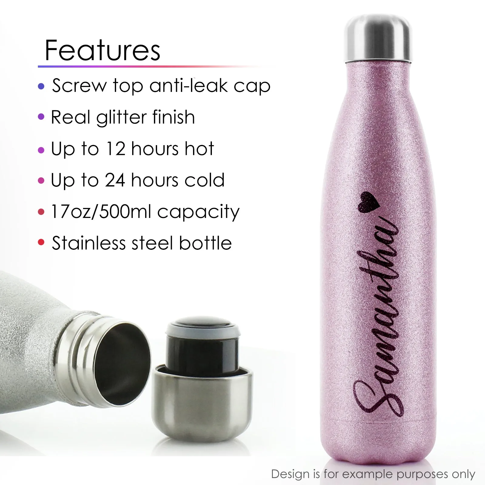 Personalised Cola Bottle with Welcoming Text and Climbing Mum and Baby Sloths