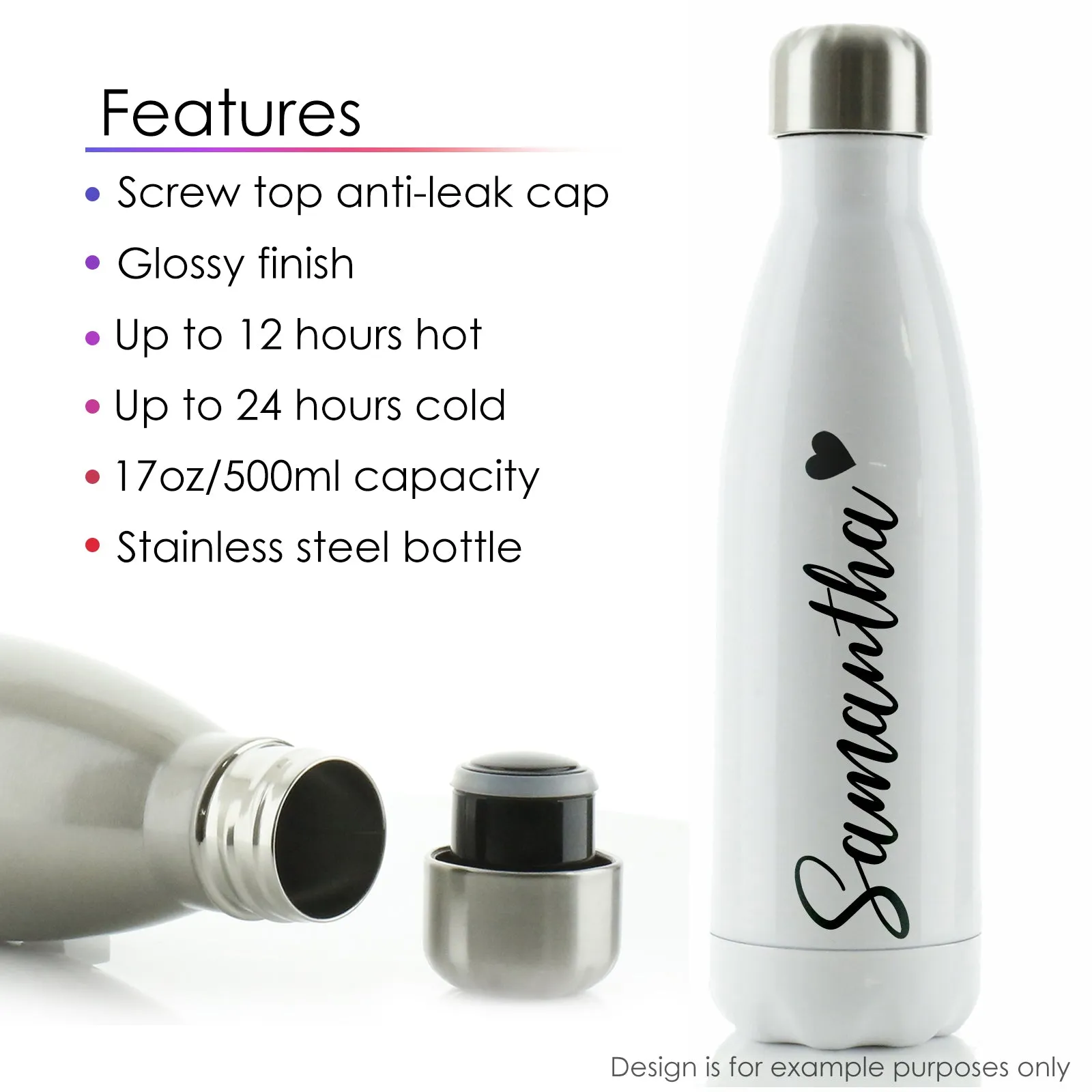 Personalised Cola Bottle with Welcoming Text and Climbing Mum and Baby Sloths