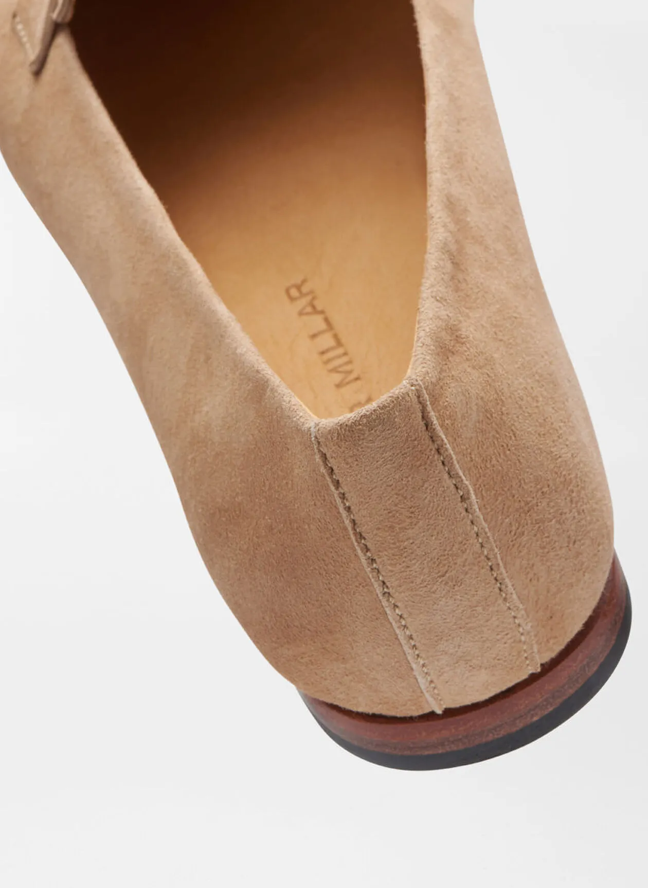Peter Millar Women's Amble Suede Penny Loafer - BISCOTTI