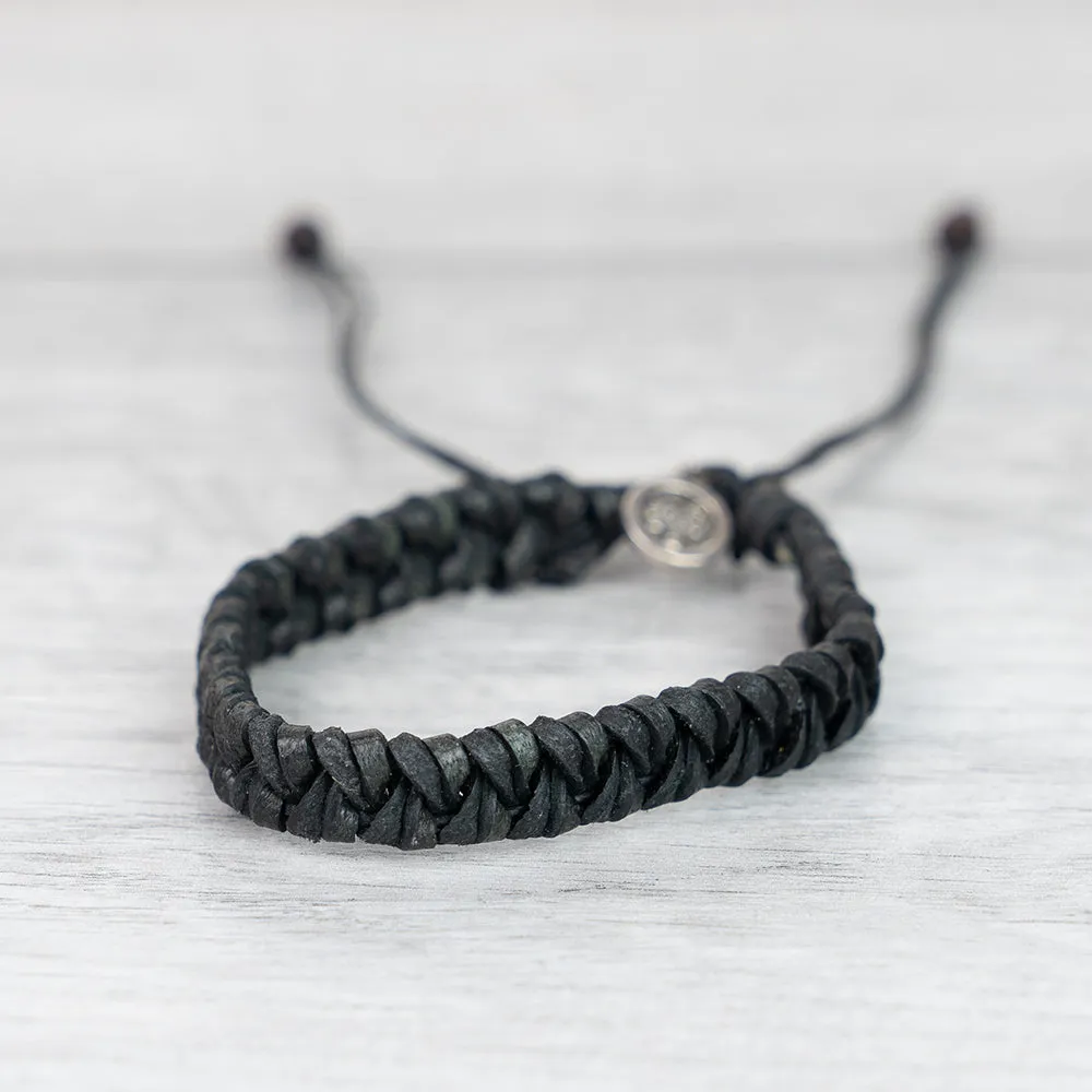 Pineapple Island Leather Bracelet