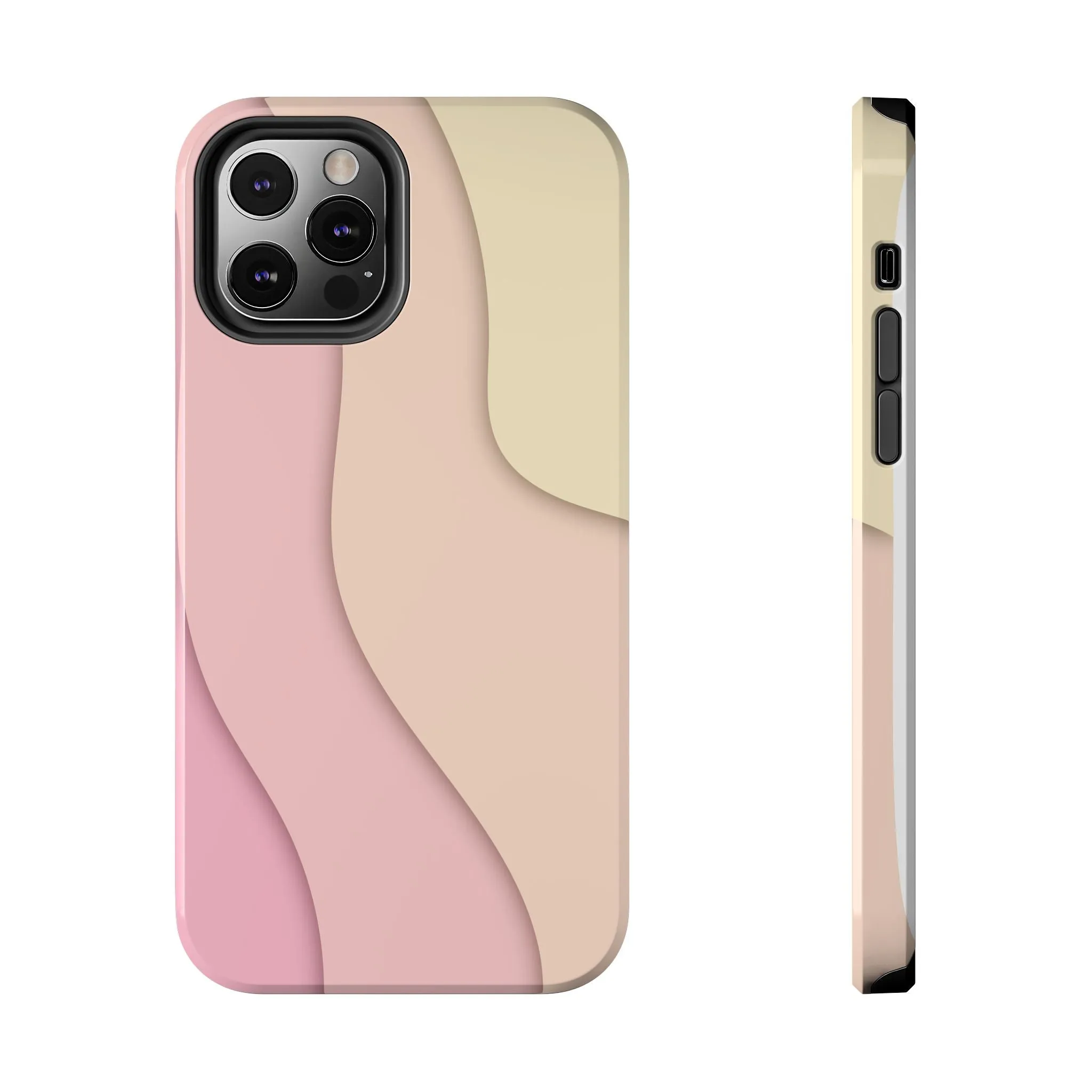 Pink Ripples Tough Phone Case