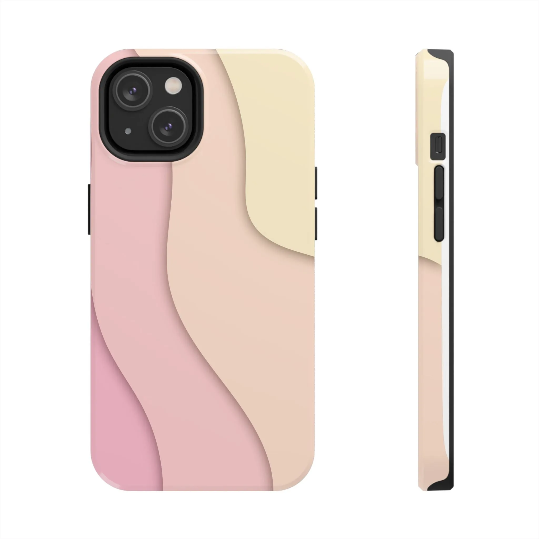 Pink Ripples Tough Phone Case