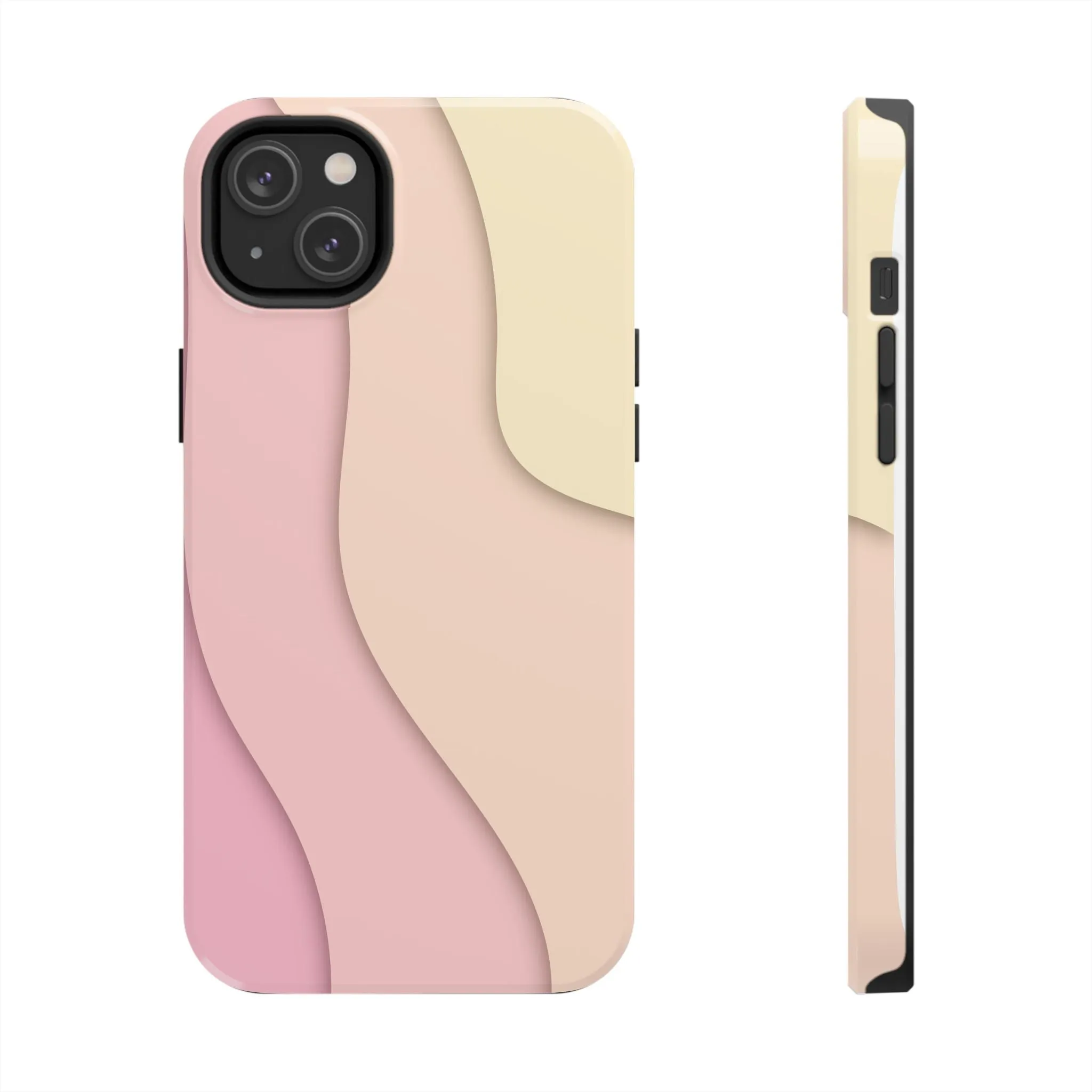 Pink Ripples Tough Phone Case